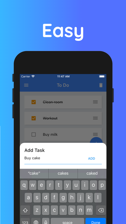 #2. Simple To-Do List | MyTasks (iOS) 由: NAOYA ONO