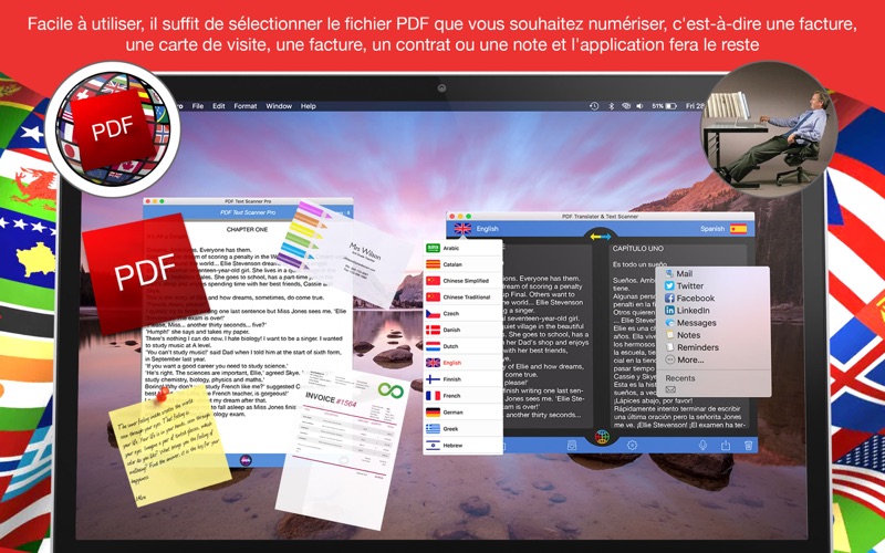 Screenshot #3 pour Traducteur et scanner PDF