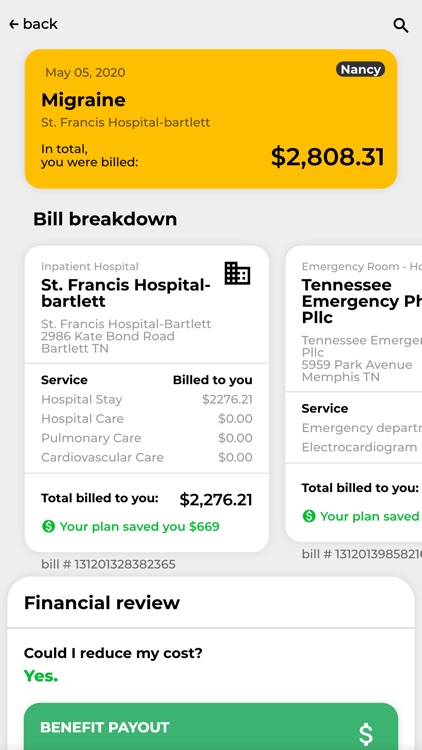 Reclaim: Manage Medical Bills