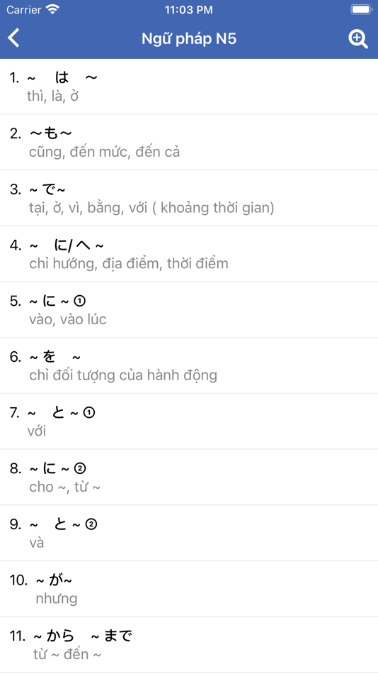 #3. Học tiếng Nhật N5 N1 - Mikun (iOS) 由: Minh Pham