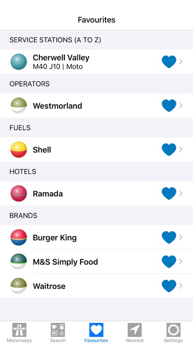 Motorway Services GB Screenshot