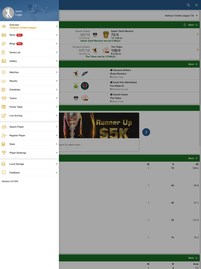 Harbour Cricket League