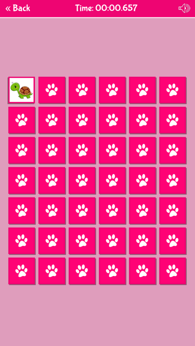 Funny Animals Memory Game Screenshot