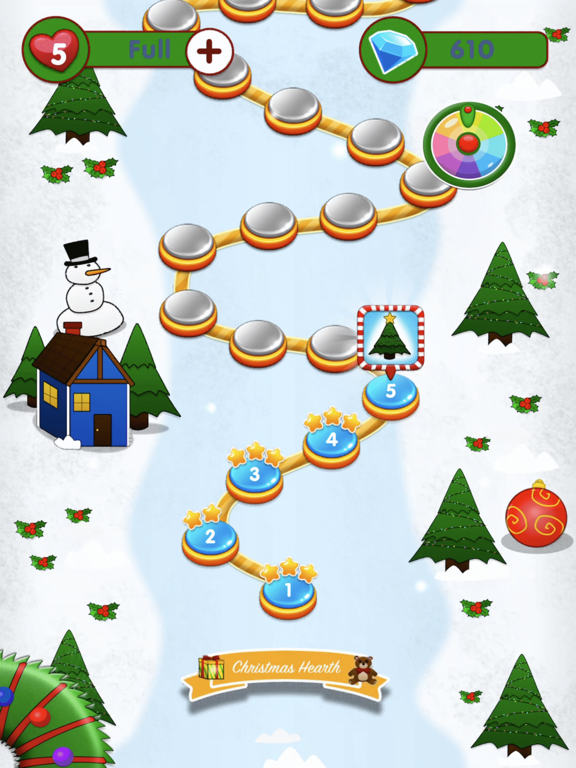 Screenshot #5 pour Holiday Ornaments Match 4