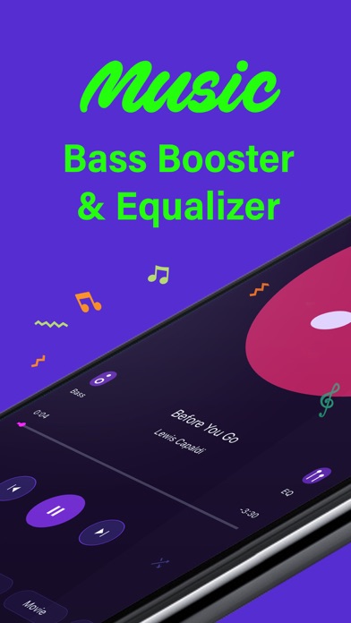 Screenshot #1 pour Bass Booster Music Player