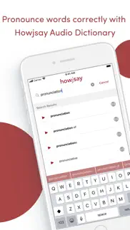 howjsay pronunciation iphone screenshot 1