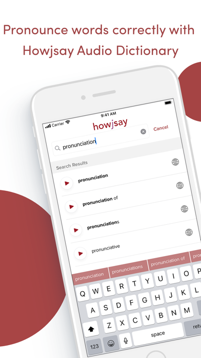 Howjsay Pronunciation Screenshot