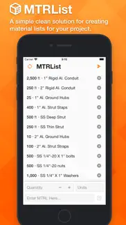 mtrlist iphone screenshot 1