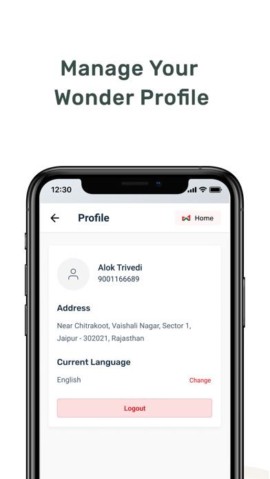 Wonder Home Finance Screenshot