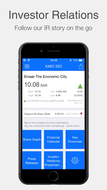 KAEC Investor Relations