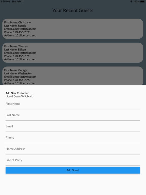 EasyTracer iPad screenshot 5 - Business app