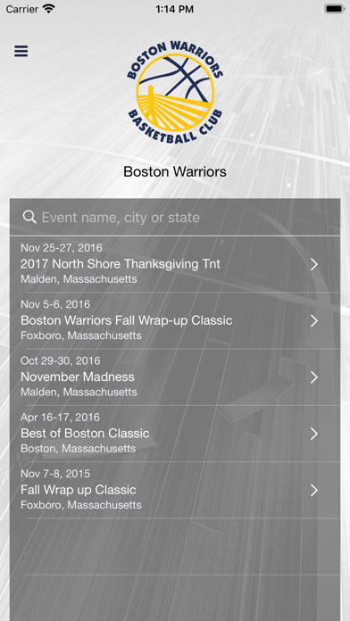 Boston Warriors Basketball Screenshot