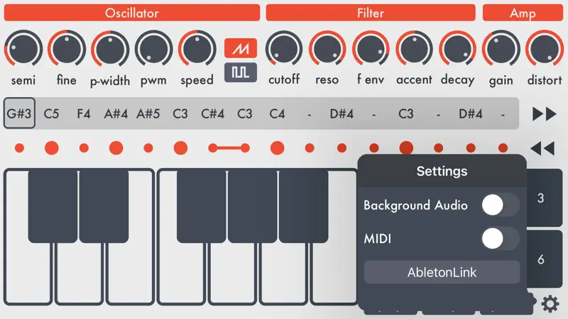 SquareAcid - Acid Synthesizer screenshot 3 of 4