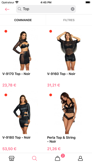 Caline Lingerie Screenshot