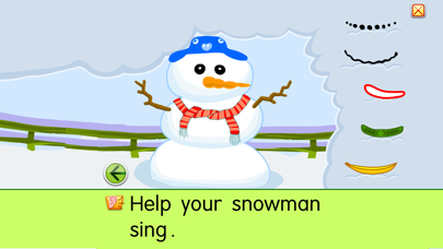 Starfall Snowman Screenshot