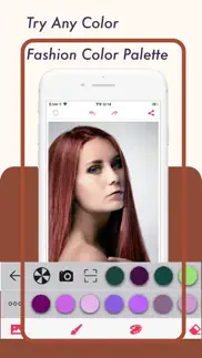 hair color changer . iphone screenshot 2