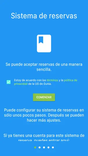Captura de pantalla de Sistema De Reservas en iPhone 3