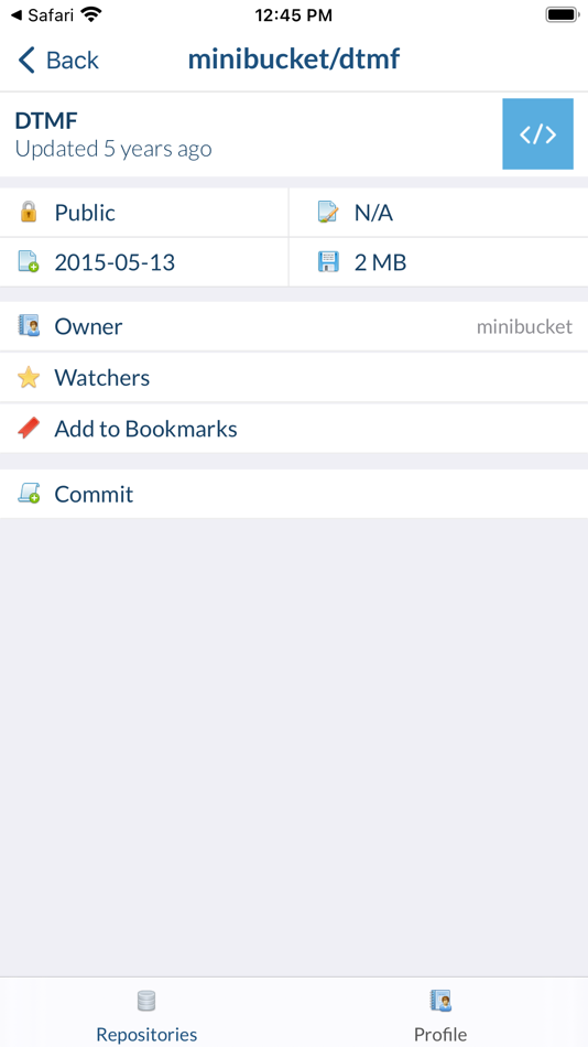 #5. Mini Bucket - BitBucket Client (iOS) By: Hoang Nam Nguyen
