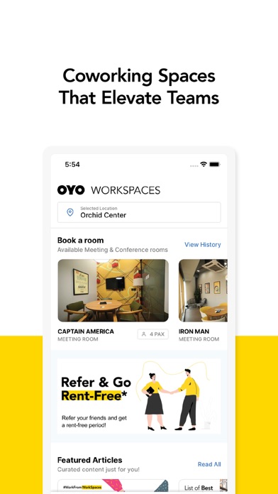 Screenshot #1 pour OYO Workspaces