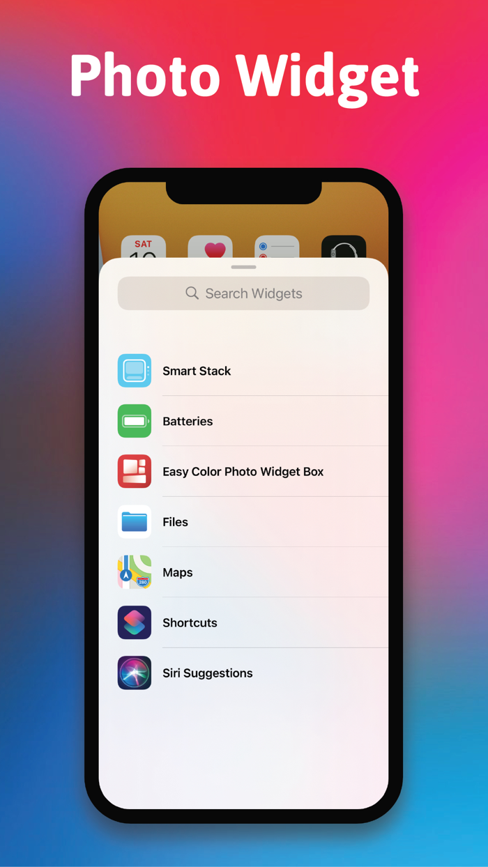 Easy Color Photo Widget Box