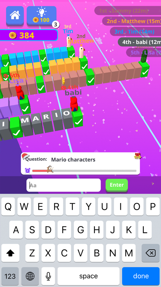 #1. Type Run - Trivia (iOS) 由: Usman Musaddiq