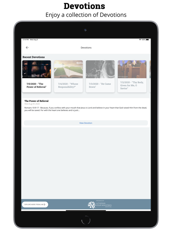 The LCMS iPad screenshot 6 - Productivity app