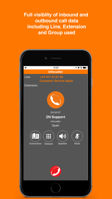 Infocaller Screenshot