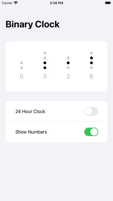 Binary Time Widgetのおすすめ画像4