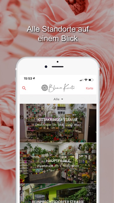 BLUMEN KREATIV Screenshot