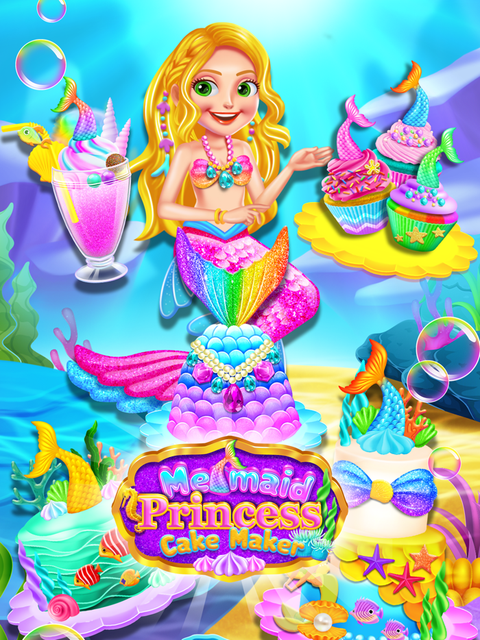 Mermaid Cake Maker Chef