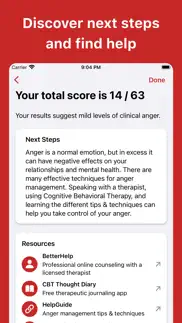 anger test (clinical) iphone screenshot 3