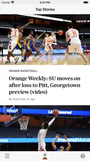 orange basketball news iphone screenshot 1
