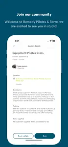 Remedy Pilates & Barre screenshot #3 for iPhone