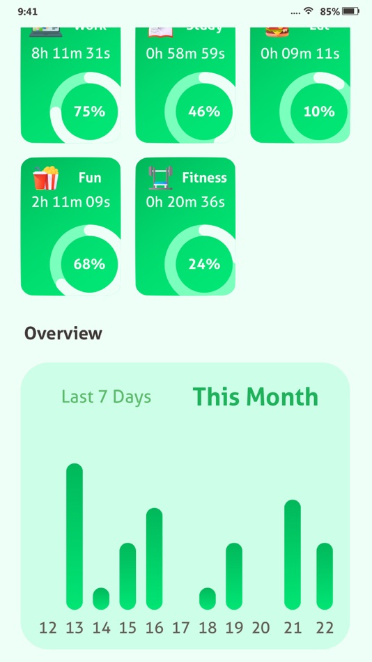 #4. vTracker Daily Time Tracker (iOS) 由: Amol Pomane