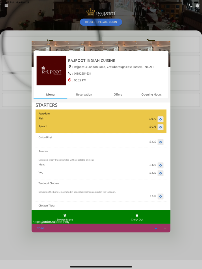 Rajpoot Indian Restaurant