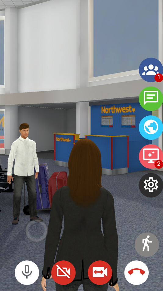 #2. 3Dmeet (iOS) 由: Virtual Immersive Educational Worlds, Inc.