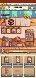 Own Coffee Shop: Idle Game screenshot #4 for iPhone