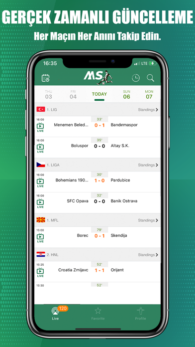 Screenshot #2 pour Match Score: Canlı Skorlar