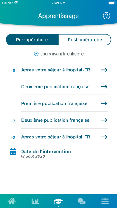 Screenshot #3 pour mymobility App Patient