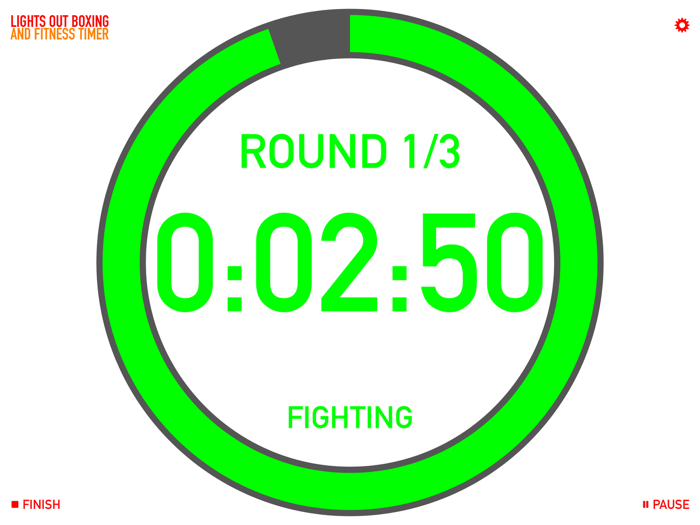 Lights Out Boxing Timer