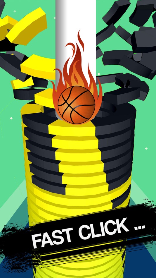 #4. Helix stack Ball jump 3d (iOS) By: Asim Ranjha