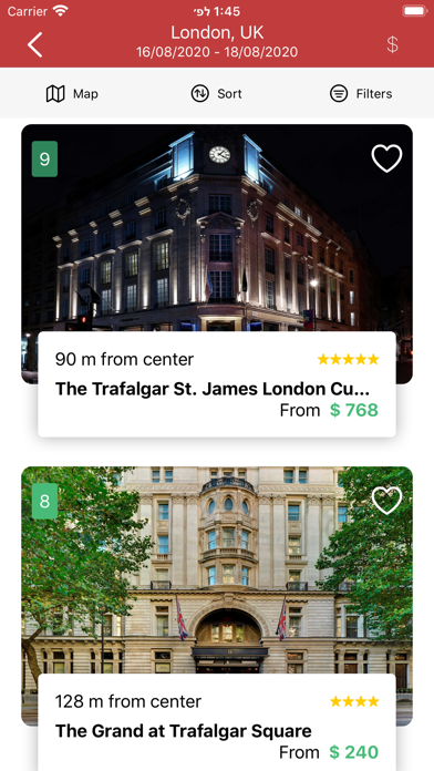 Travelor: Hotels Worldwide Screenshot