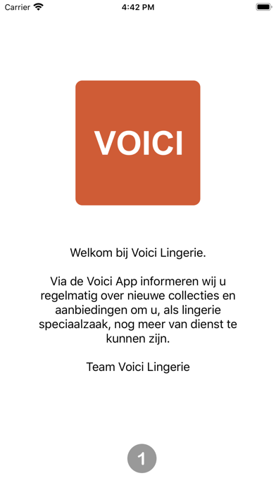 Voici Lingerie Screenshot