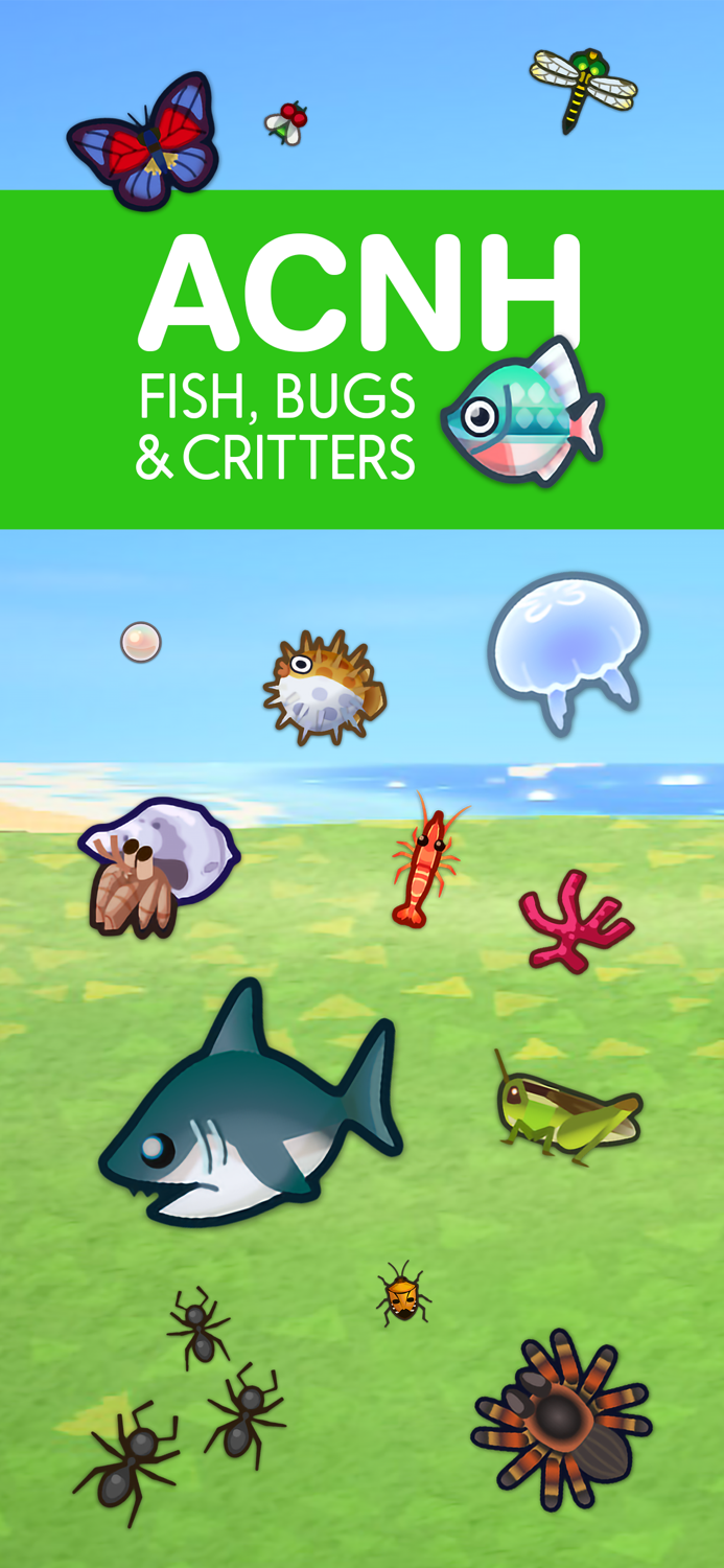 ACNH Fish Bugs and Critters