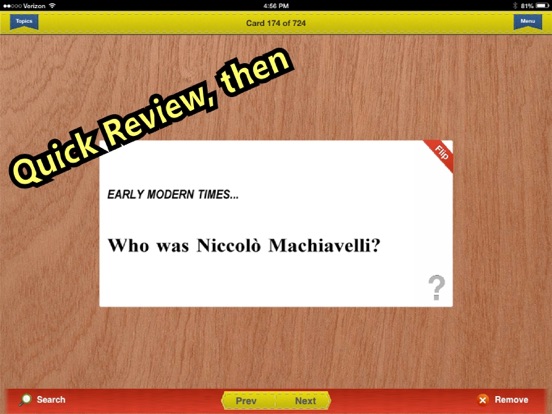 Exambust Test Prep Flashcards iPad screenshot 3 - Education app