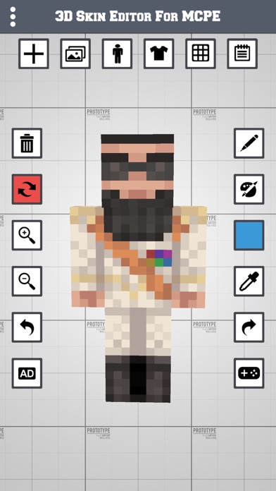 3D Skin Editor for MCPEのおすすめ画像6