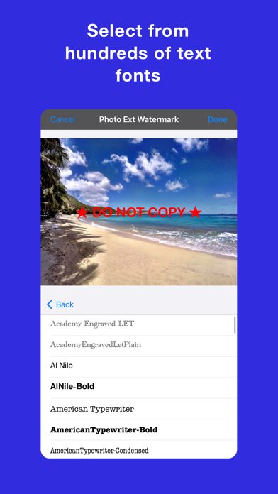 Photo Extension Watermark Screenshot