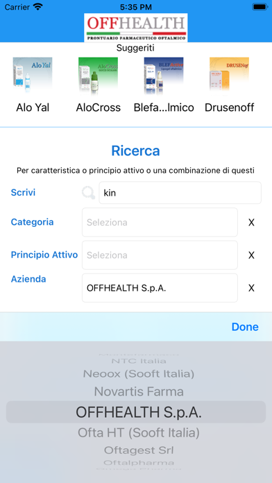 Prontuario Oftalmico OFFHEALTH Screenshot