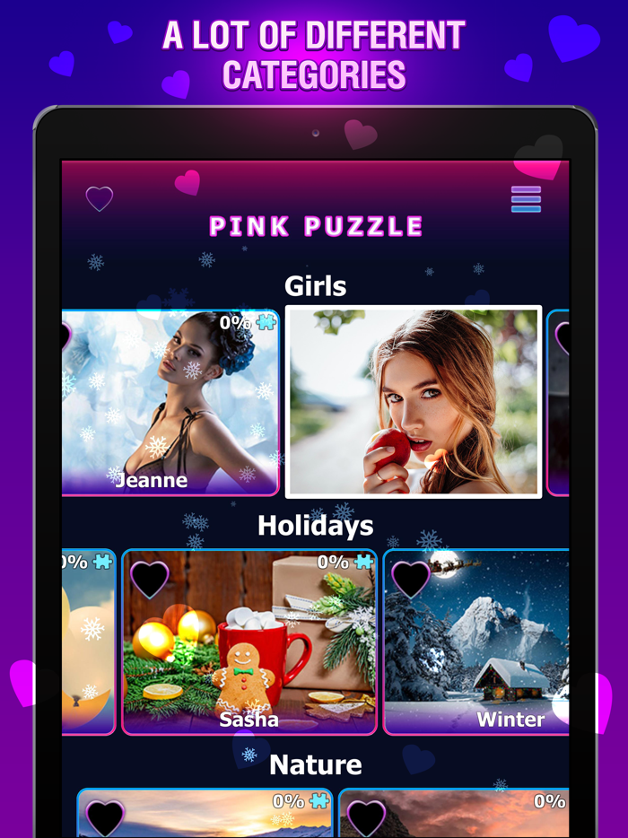 Pink Jigsaw Puzzles