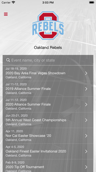 Oakland Rebels Screenshot